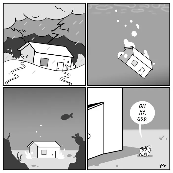 Artist Makes Comics That Are Cringeworthy But In The Best Way Possible, And Here Are The Newest 30 Comics