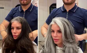 Celebrity Colorist Helps Women To Stop Covering Their Grey Roots And Embrace Their Natural Hair (35 New Pics)