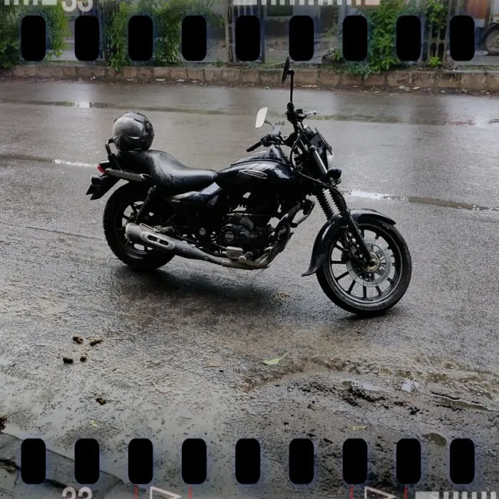 Biking On A Rainy Day