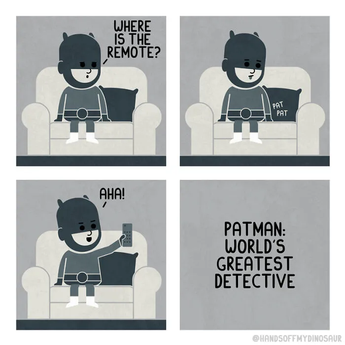I Combined My Love For Puns And Comics And Came Up With A Superhero That You Might Relate To (10 Comics)