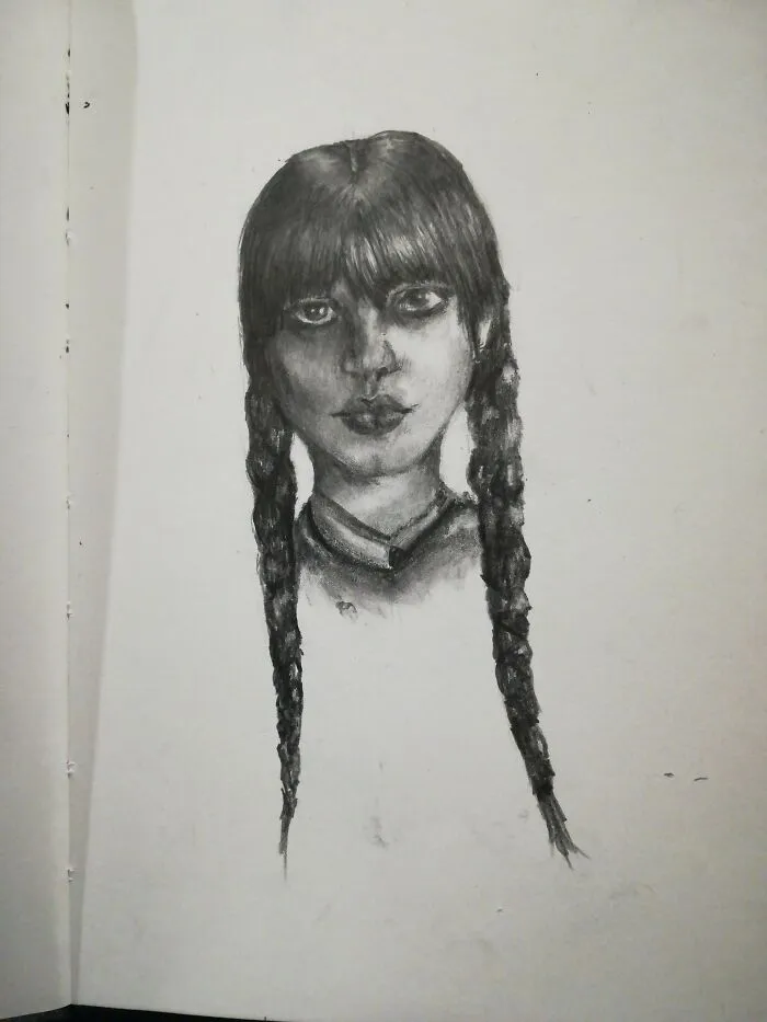 I Drew Wednesday Before Christmas. I'm Really Proud Of It But Ik The Proportions Aren't The Best
