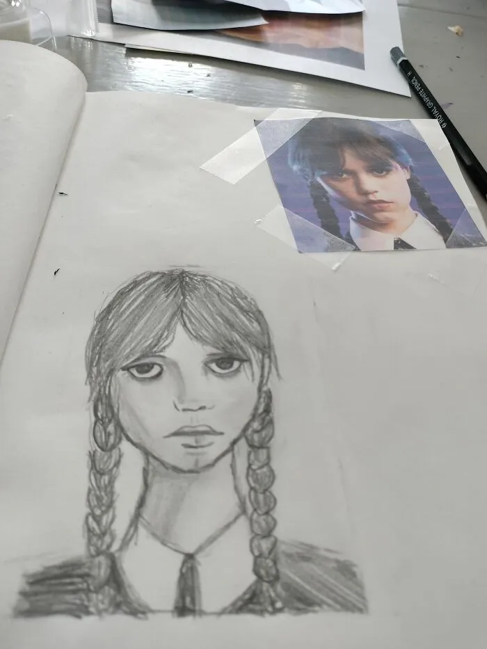 My Drawing Of Wednesday