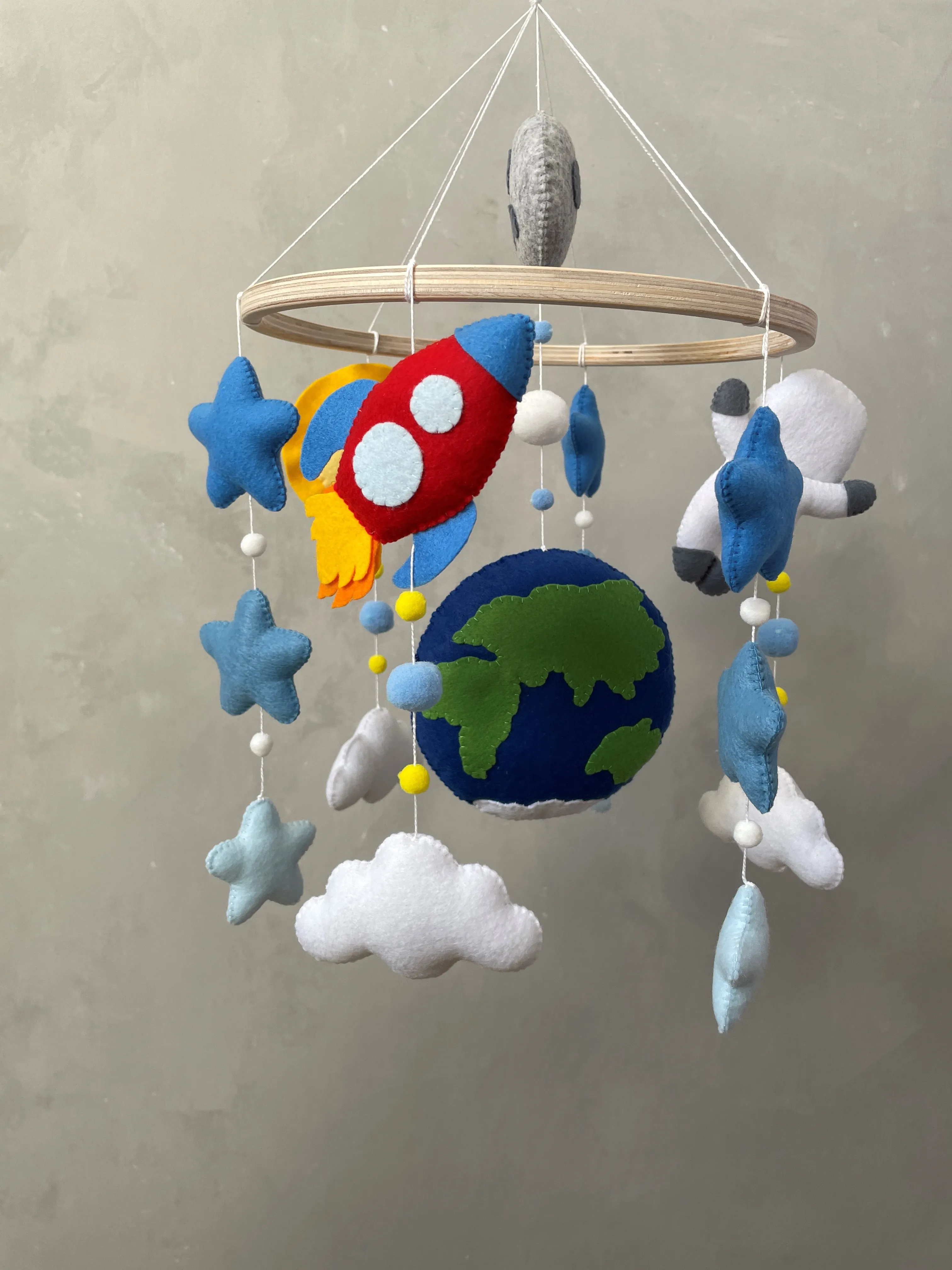 I Created This Spaceship Journey Baby Mobile For Little Astronauts