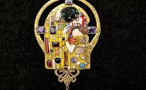 My New Product. Necklace "Klimt. Kiss"