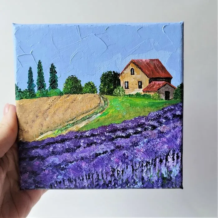 Italian Landscape Painting Impasto