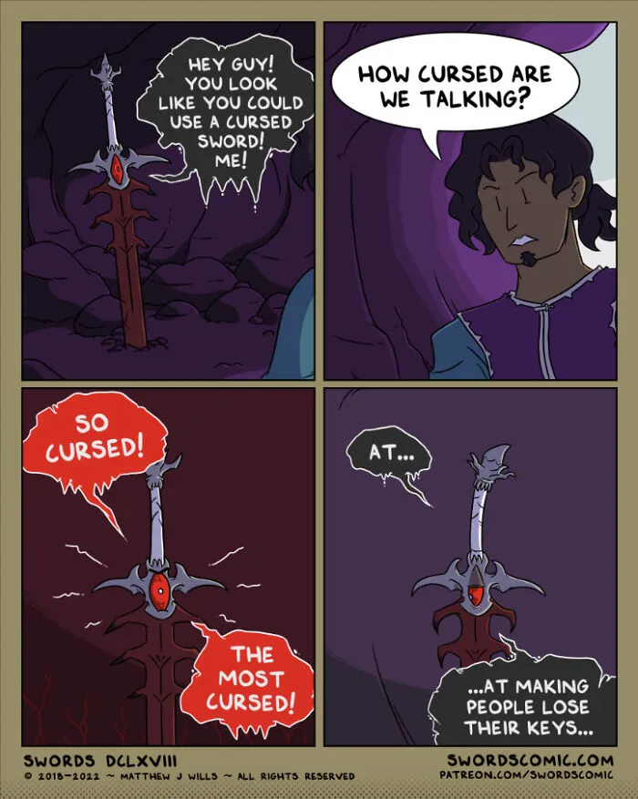 In My Series Of Comics, I Combine Fantasy With Humor To Create A World That Revolves Around Swords (30 New Pics)