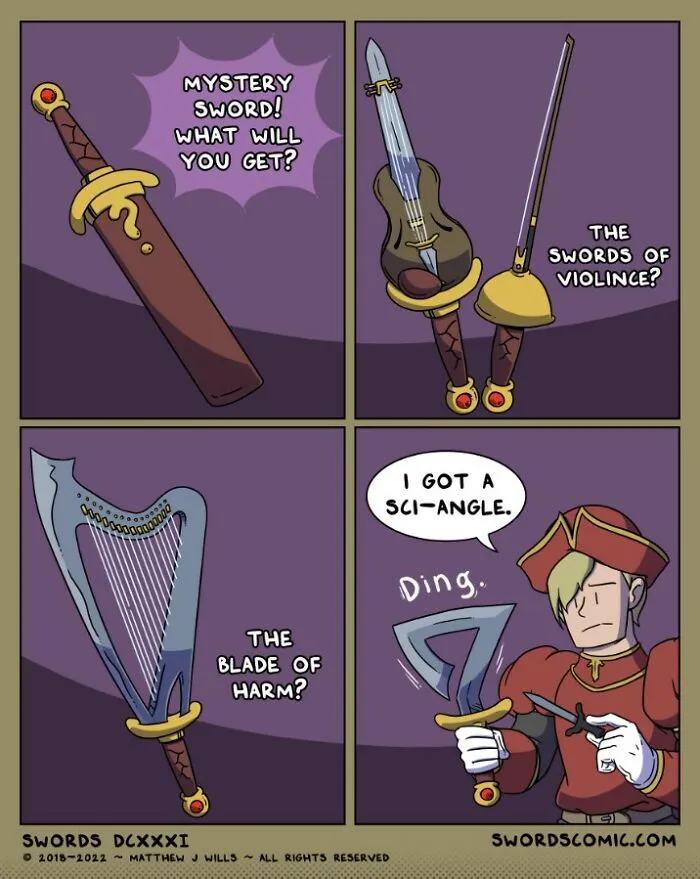 In My Series Of Comics, I Combine Fantasy With Humor To Create A World That Revolves Around Swords (30 New Pics)