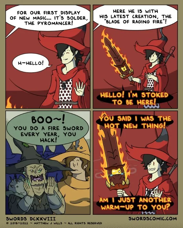 In My Series Of Comics, I Combine Fantasy With Humor To Create A World That Revolves Around Swords (30 New Pics)