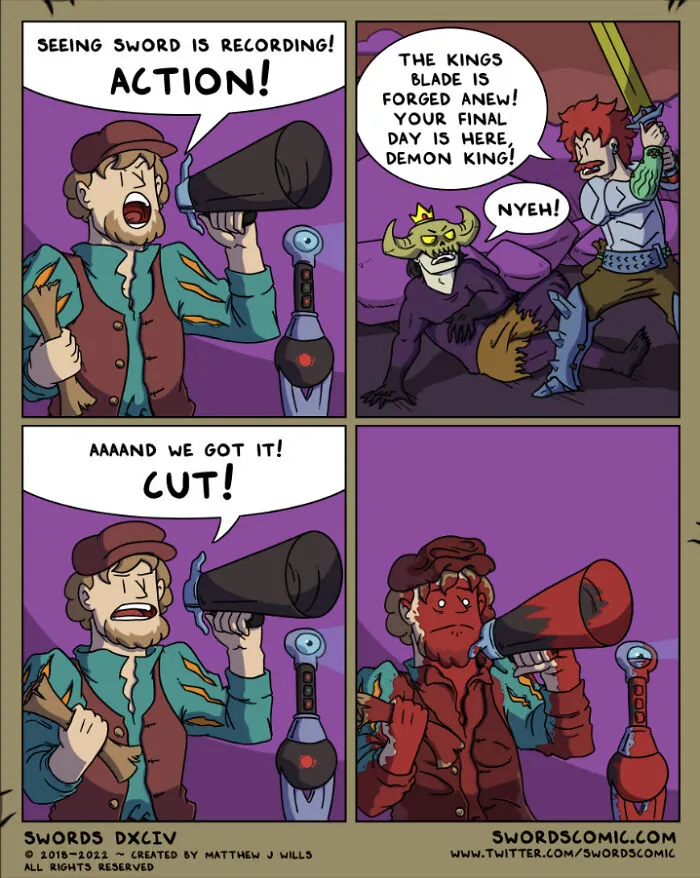 In My Series Of Comics, I Combine Fantasy With Humor To Create A World That Revolves Around Swords (30 New Pics)