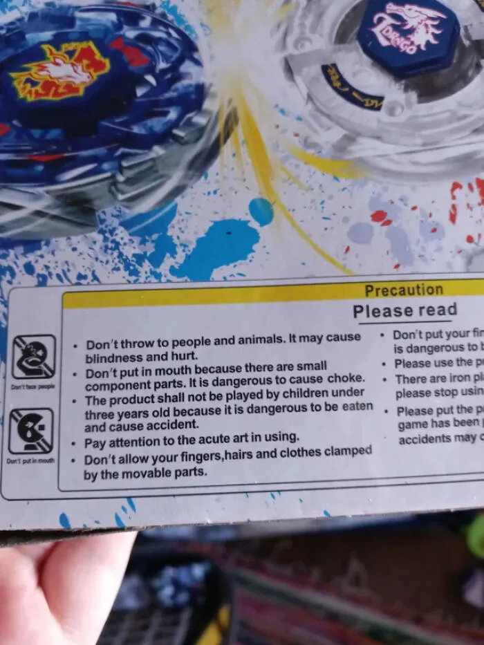 May Cause Hurt! (Offbrand Bayblades)