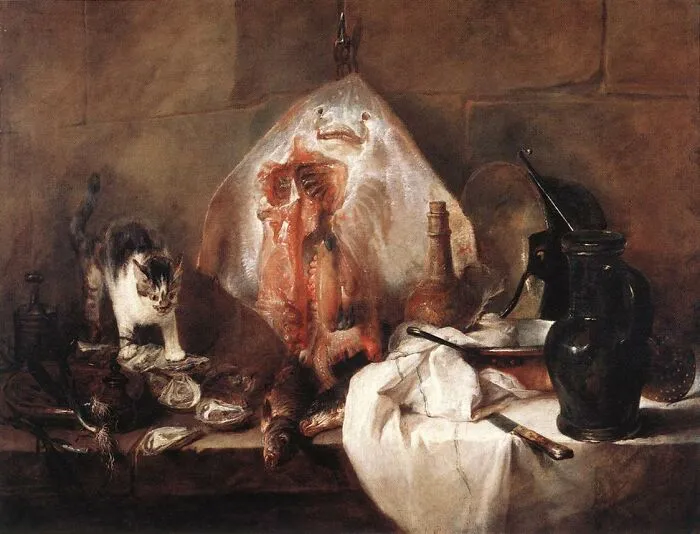 The Ray (La Raie) By Jean-Baptiste-Siméon Chardin