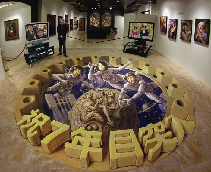 Here Is A Collection Of 57 Mind-Boggling 3D Illusion Art Pieces By Kurt Wenner