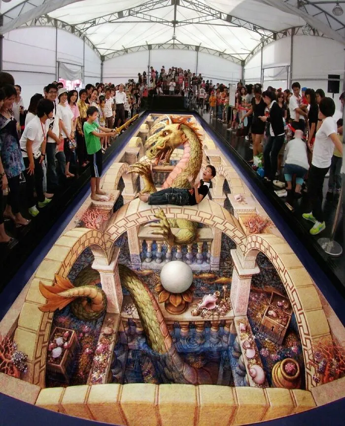 Here Is A Collection Of 57 Mind-Boggling 3D Illusion Art Pieces By Kurt Wenner
