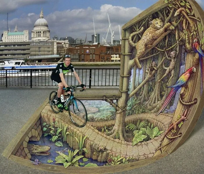 Here Is A Collection Of 57 Mind-Boggling 3D Illusion Art Pieces By Kurt Wenner