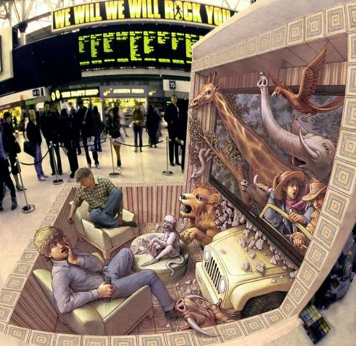 Here Is A Collection Of 57 Mind-Boggling 3D Illusion Art Pieces By Kurt Wenner