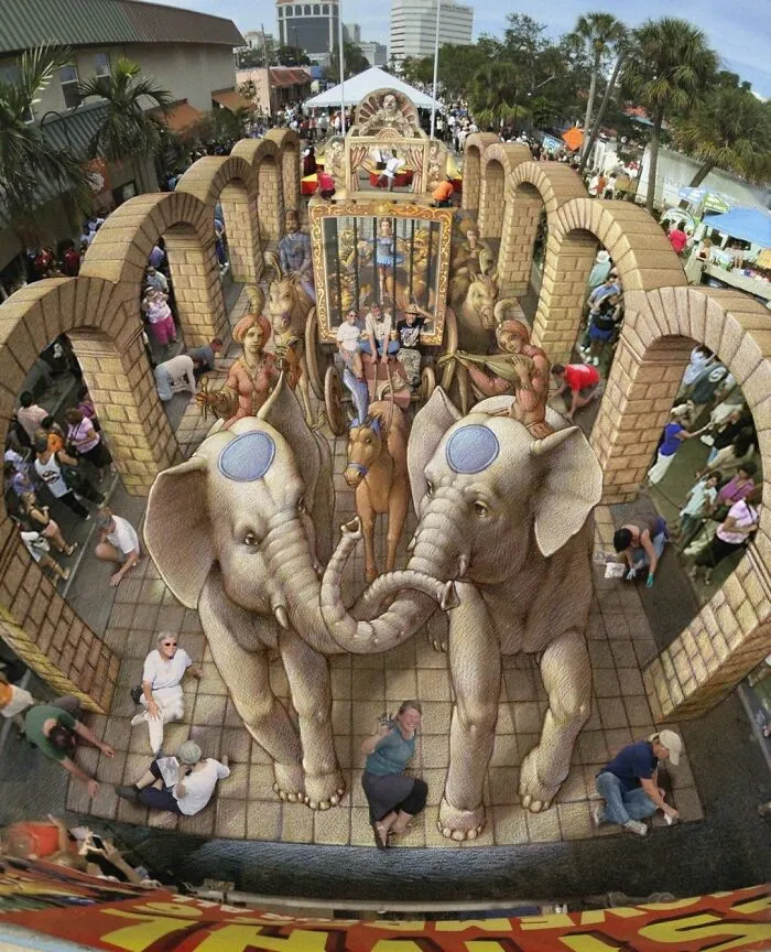 Here Is A Collection Of 57 Mind-Boggling 3D Illusion Art Pieces By Kurt Wenner