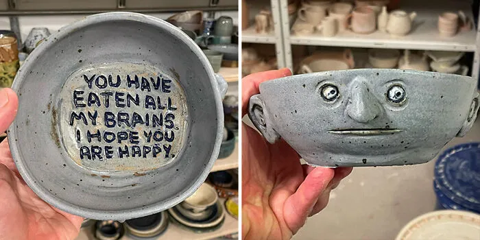 My 40 Ceramics Pieces With An Attitude That I Upcycled From Unwanted Dishes