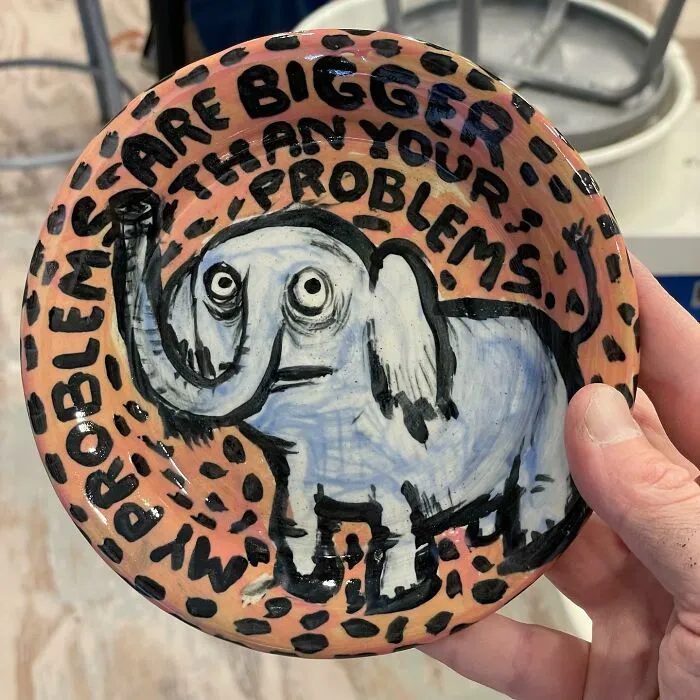 My 40 Ceramics Pieces With An Attitude That I Upcycled From Unwanted Dishes