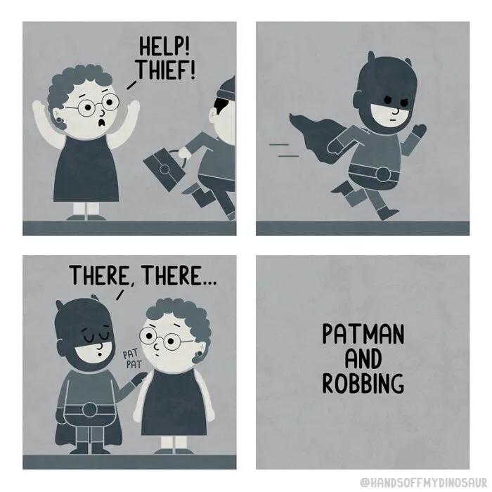 I Combined My Love For Puns And Comics And Came Up With A Superhero That You Might Relate To (10 Comics)
