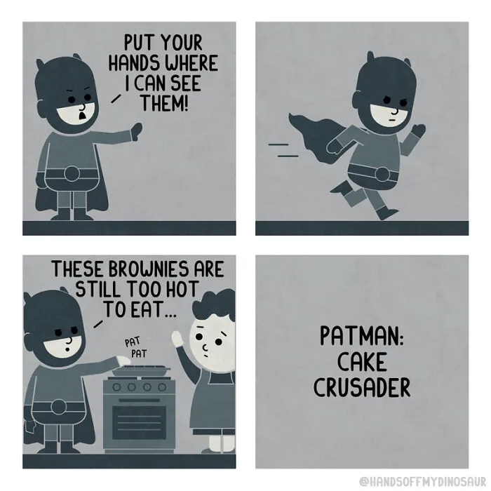 I Combined My Love For Puns And Comics And Came Up With A Superhero That You Might Relate To (10 Comics)