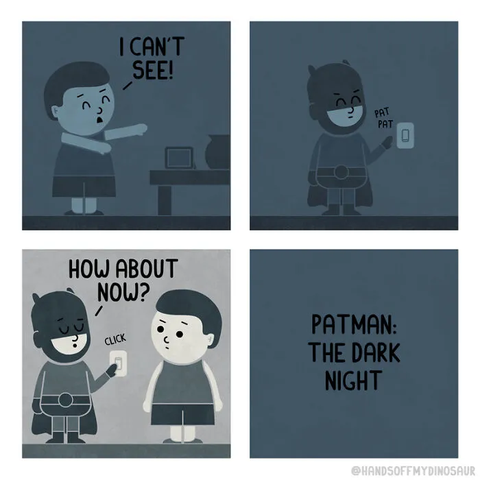 I Combined My Love For Puns And Comics And Came Up With A Superhero That You Might Relate To (10 Comics)