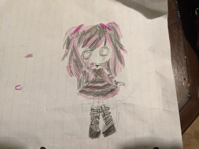 I'm Not Sure If Drawings Count, But I Made This At Halloween