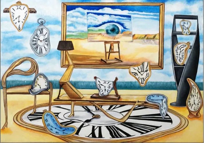 Watching Time - Inspired By Dali