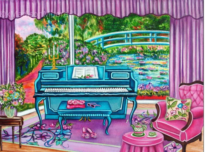 Music, Tea, Monet And Me - Inspired By Claude Monet