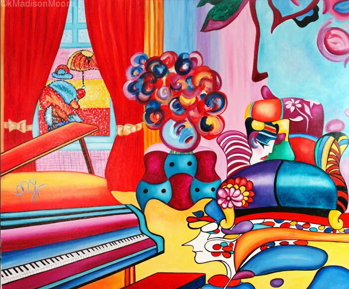 Peter's Piano - Inspired By Peter Max