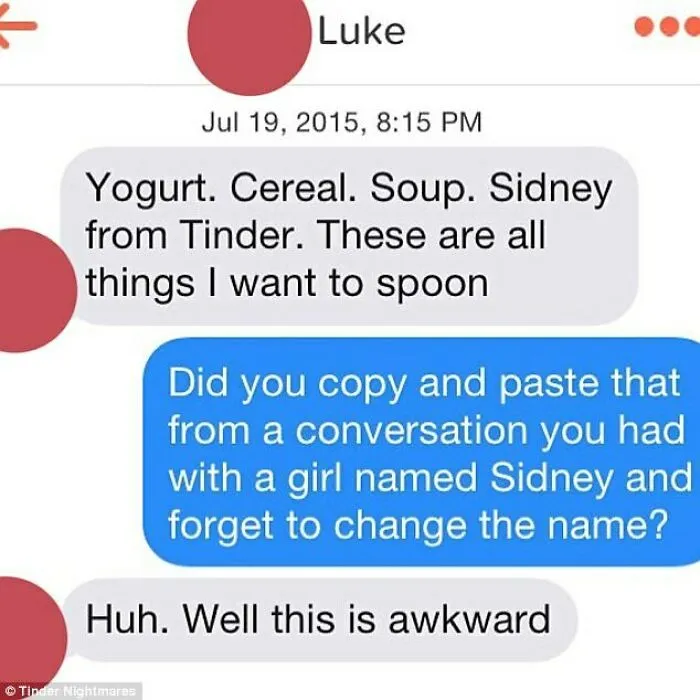 Tinder Fail