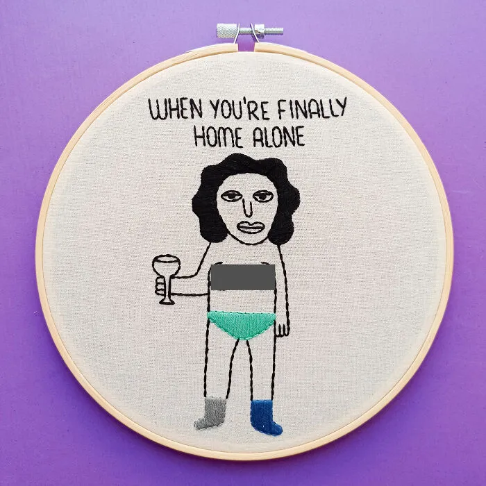 Here Are Unapologetic Embroideries With Funny And Honest Quotes (New Pics)