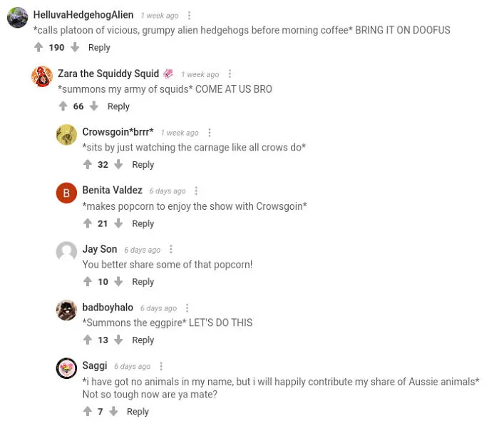 I Collected A Bunch Of Common Commentators On This Site Getting Ready For Battle Lol