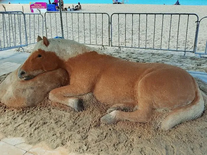 27 Unbelievable Sand Sculptures By This Artist That Might Make You Do A Double Take (New Pics)