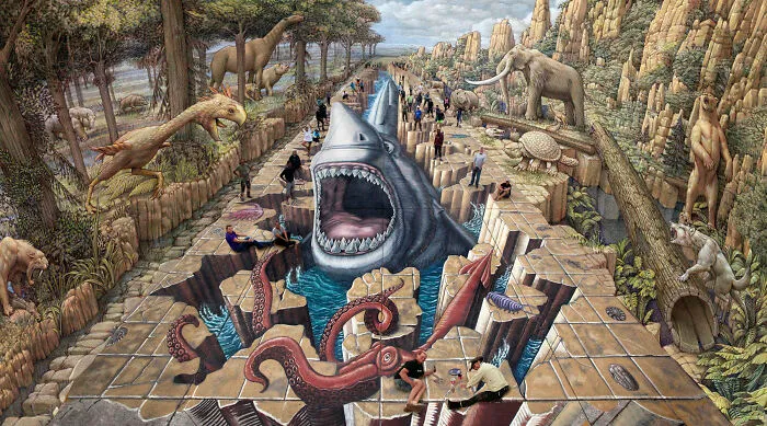 Here Is A Collection Of 57 Mind-Boggling 3D Illusion Art Pieces By Kurt Wenner