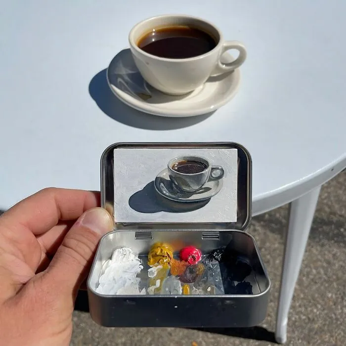 30 Altoids Tins Revived With Tiny Paintings Of Landscapes And Cityscapes By An Ohio-Based Artist (New Pics)