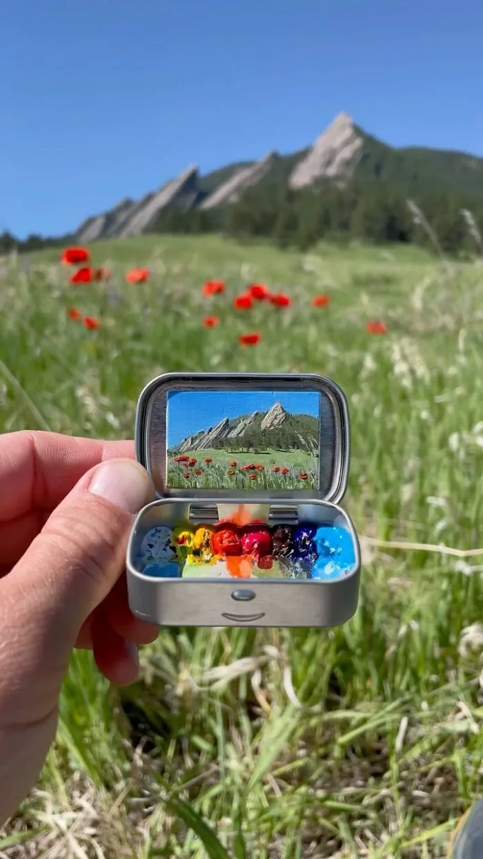 30 Altoids Tins Revived With Tiny Paintings Of Landscapes And Cityscapes By An Ohio-Based Artist (New Pics)