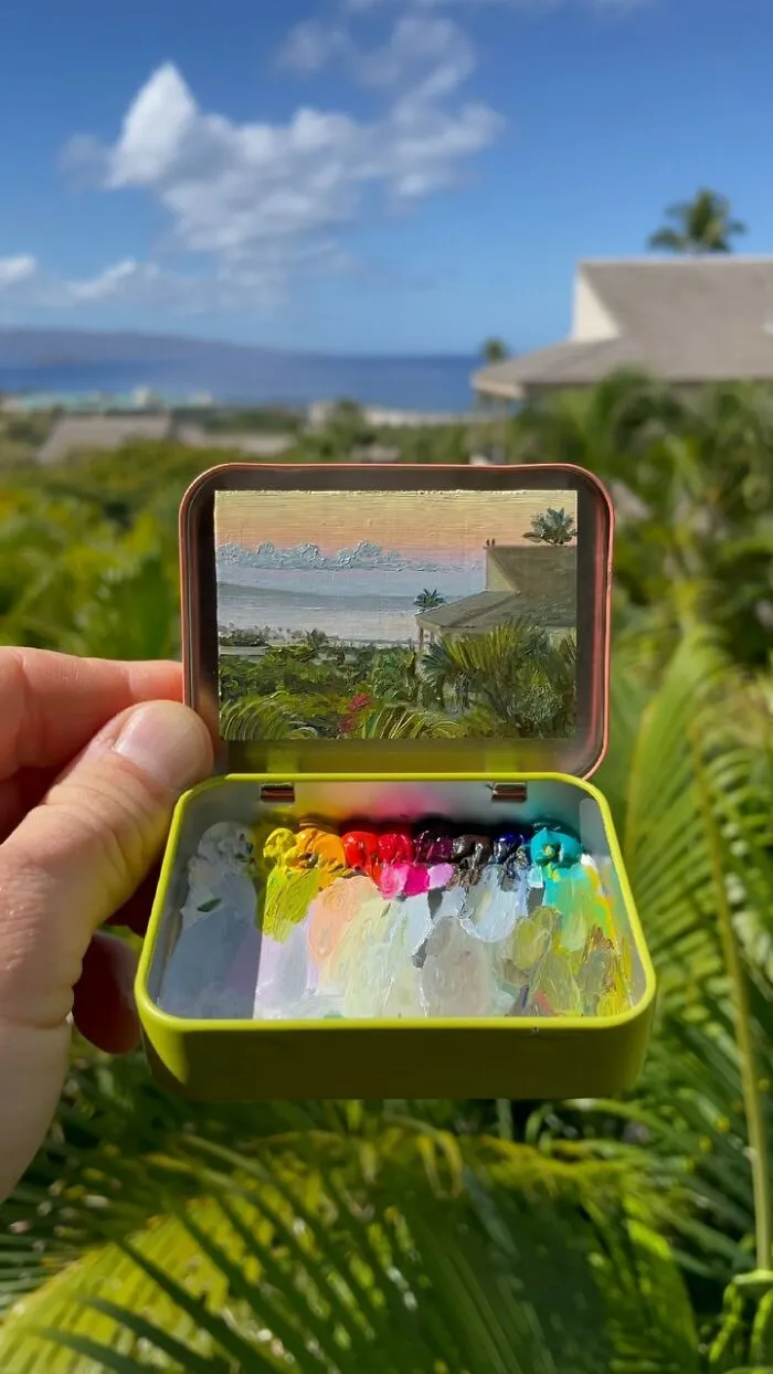 30 Altoids Tins Revived With Tiny Paintings Of Landscapes And Cityscapes By An Ohio-Based Artist (New Pics)
