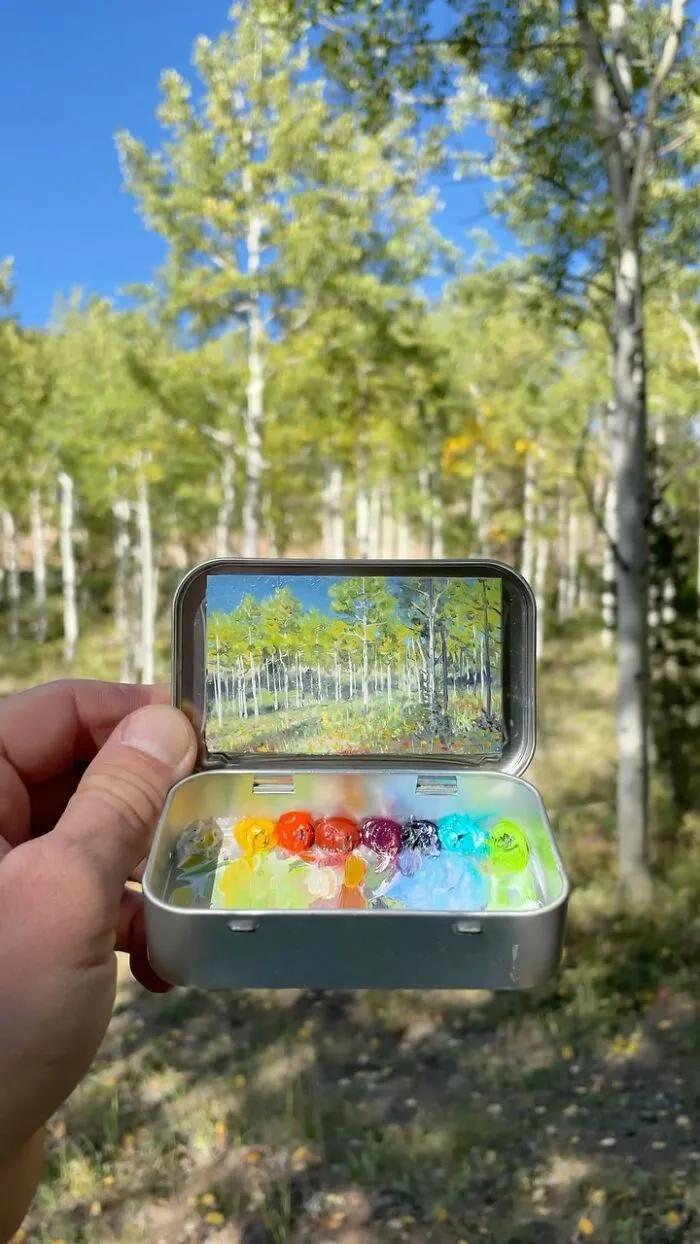 30 Altoids Tins Revived With Tiny Paintings Of Landscapes And Cityscapes By An Ohio-Based Artist (New Pics)
