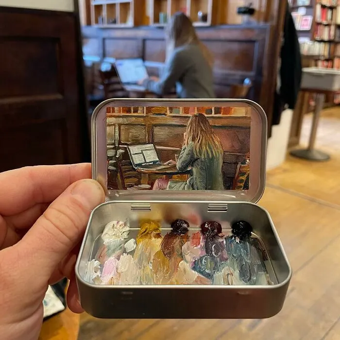 30 Altoids Tins Revived With Tiny Paintings Of Landscapes And Cityscapes By An Ohio-Based Artist (New Pics)