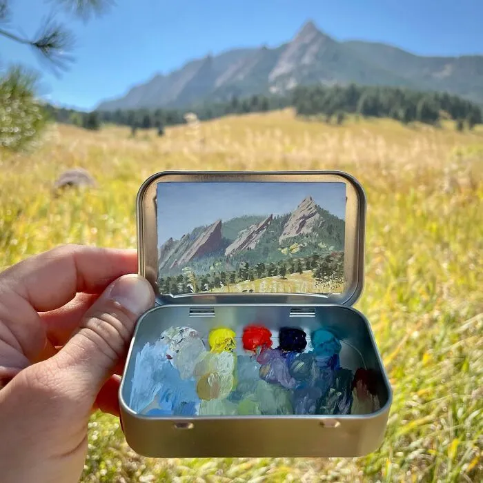 30 Altoids Tins Revived With Tiny Paintings Of Landscapes And Cityscapes By An Ohio-Based Artist (New Pics)