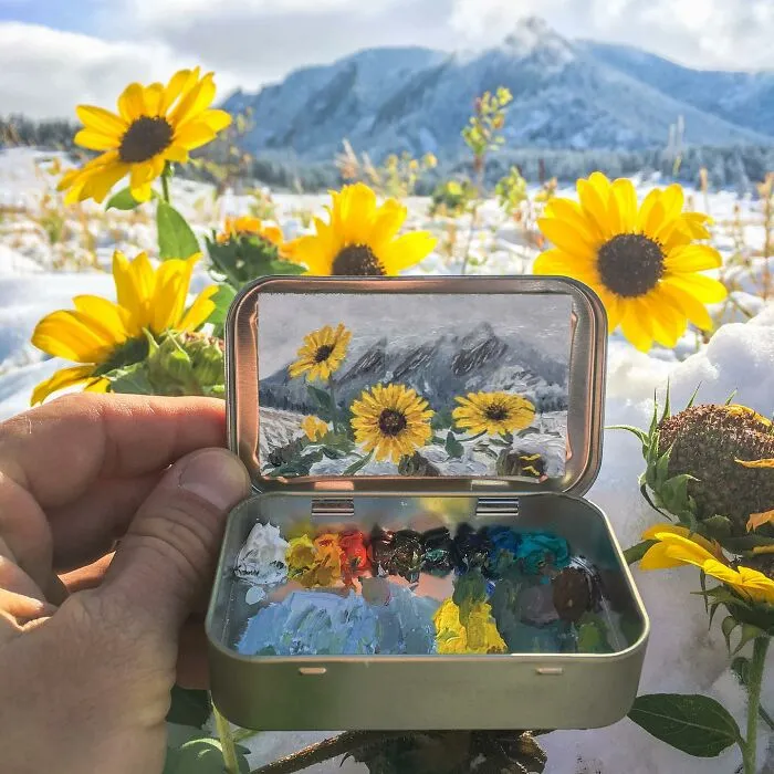 30 Altoids Tins Revived With Tiny Paintings Of Landscapes And Cityscapes By An Ohio-Based Artist (New Pics)
