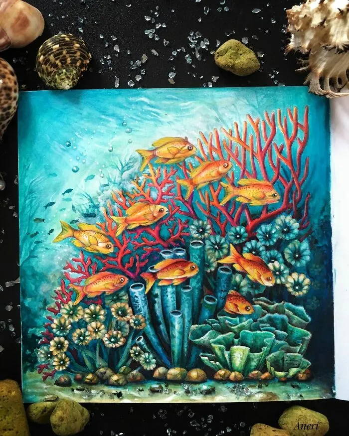 By Exploring Different Art Mediums, This Artist Creates Intricate and Vibrant Paintings (70 Pics)