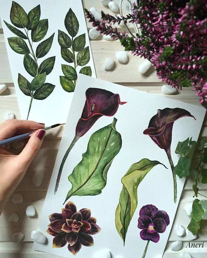 By Exploring Different Art Mediums, This Artist Creates Intricate and Vibrant Paintings (70 Pics)