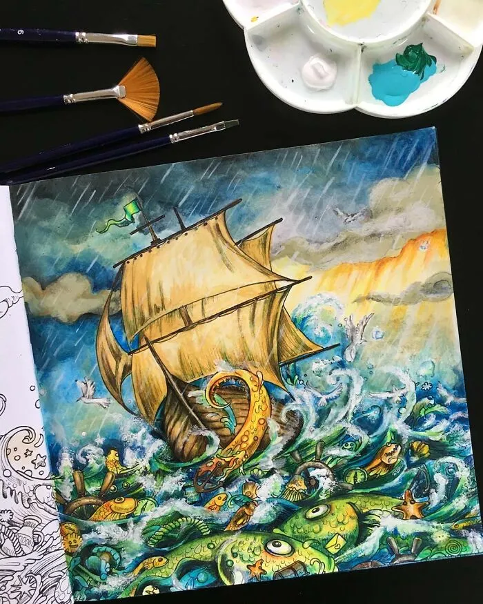 By Exploring Different Art Mediums, This Artist Creates Intricate and Vibrant Paintings (70 Pics)