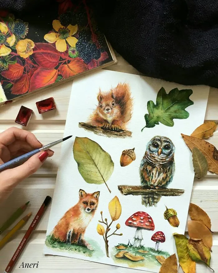 By Exploring Different Art Mediums, This Artist Creates Intricate and Vibrant Paintings (70 Pics)