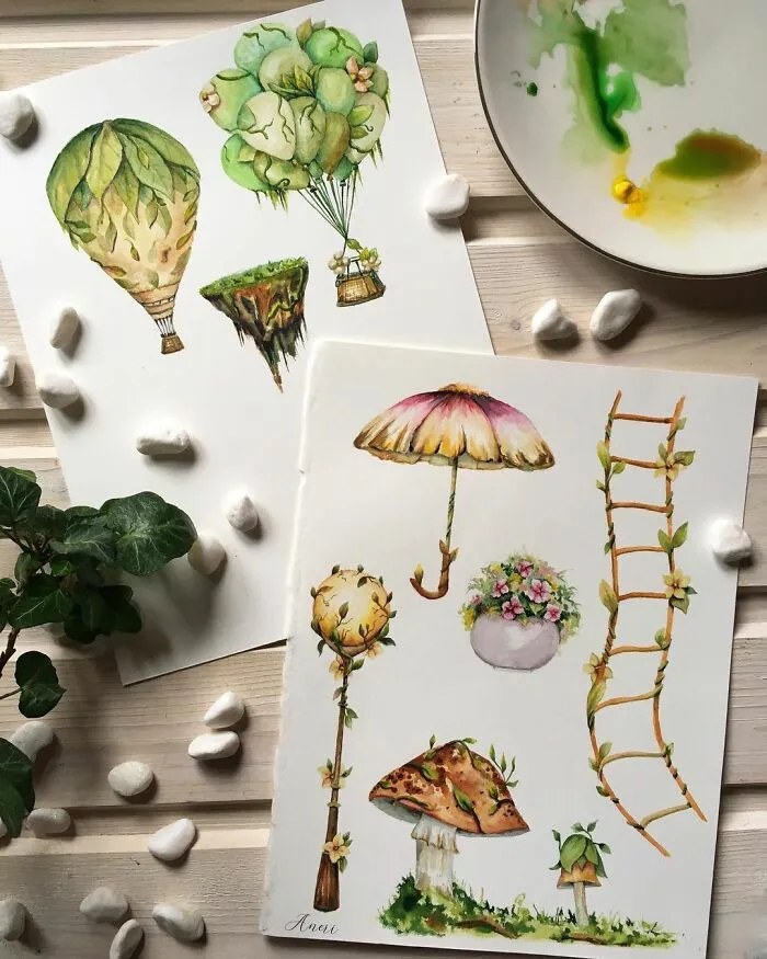 By Exploring Different Art Mediums, This Artist Creates Intricate and Vibrant Paintings (70 Pics)