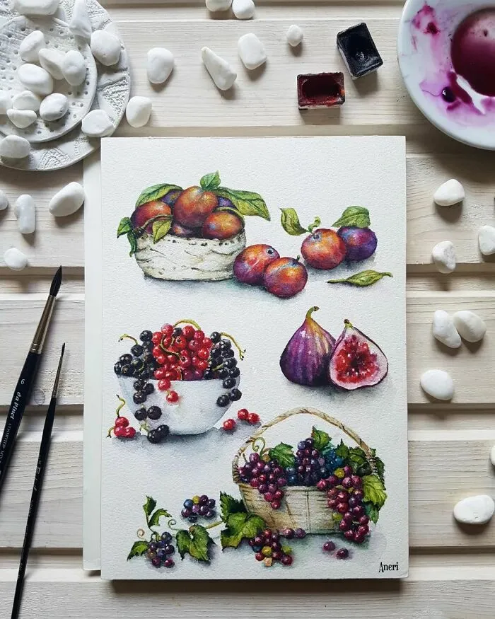 By Exploring Different Art Mediums, This Artist Creates Intricate and Vibrant Paintings (70 Pics)