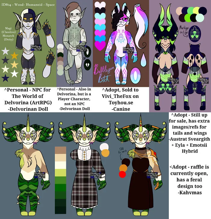 Here's A Bunch Of Recent Humanoid And Anthro Designs
