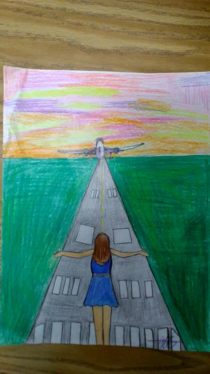 Technically Not A Sketch Book Drawing But I'm Still Proud Of It. It's A Representation Of Me