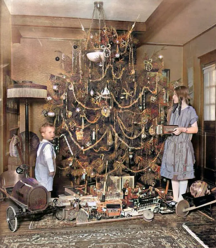 History And Perhaps Sad. 100 Years Ago: Christmas 1920 Washington Dc, These 2 Children Are No Longer Alive!